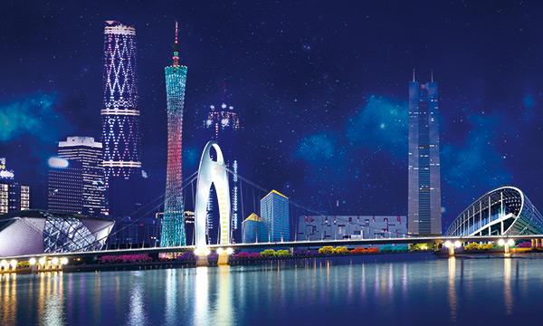 荣事达智能照明·珠江景观带升级，灯光夜景十里各不同